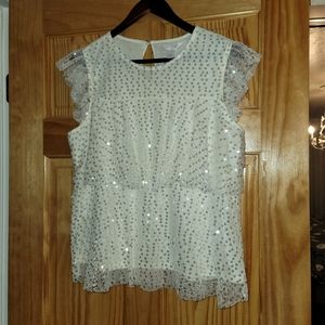 Lauren Conrad sequin shirt